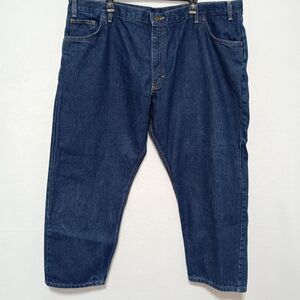 Steelguard FR Jeans Men, 46x30, Blue, Flame Resistant Weatex Indura Cat 2 Cotton